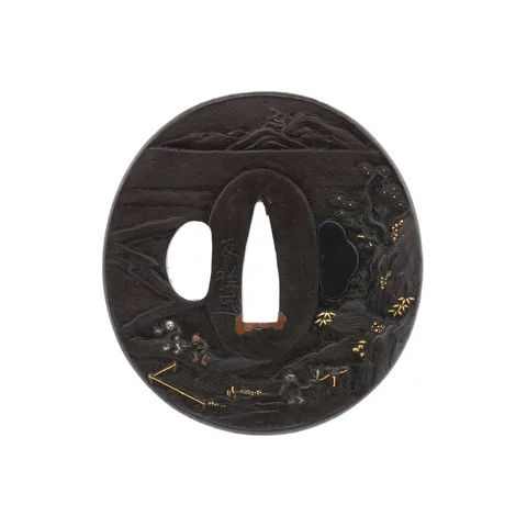 Guarniciones de Tsuba daishō · Tomoyoshi (Chōshū)