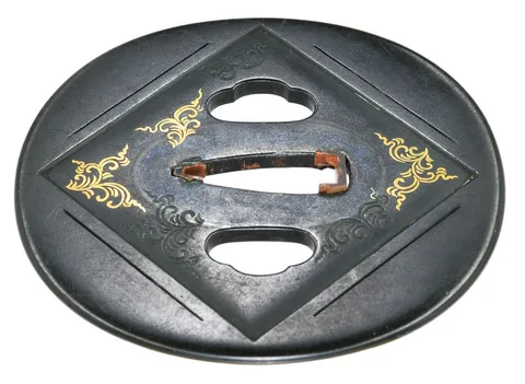 Dettaglio di Tsuba · scuola Umetada