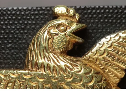 Dettaglio di Fuchi-kashira · Gotō Mitsutaka
