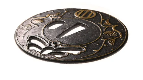 Detalle de Tsuba · Ōnin