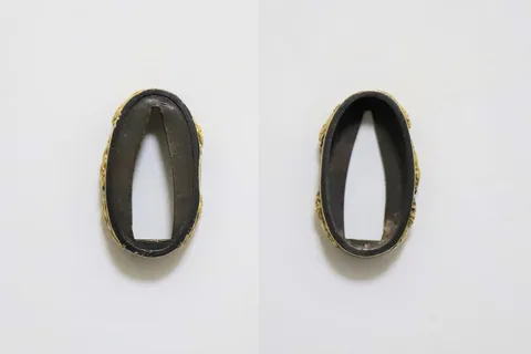Dettaglio di Fuchi-kashira · Ko-Kinkō