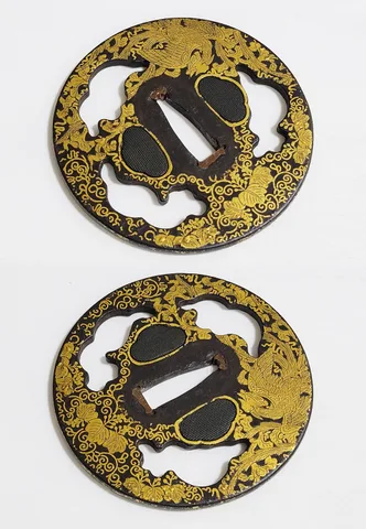 Guarniciones de Tsuba · Awa Shōami (Awa kenjō)