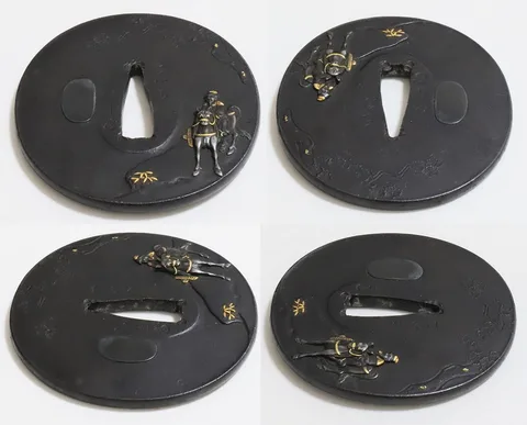 Dettaglio di Tsuba · Ichiyōsai Hironao