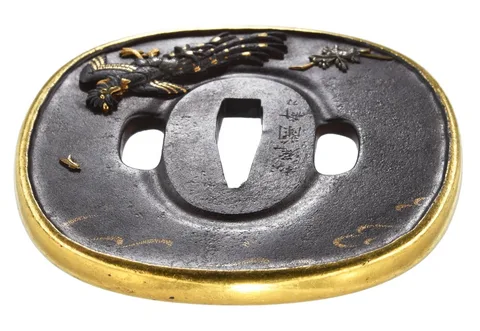 Dettaglio di Tsuba · Matsuo Ransai