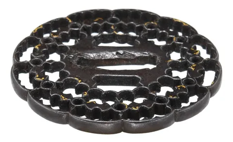 Detail von Tsuba · Kyō-Shōami
