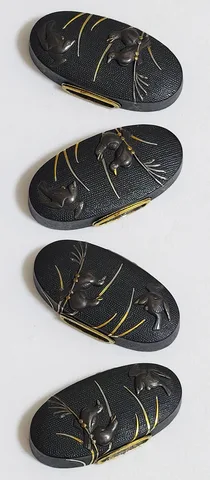 Dettaglio di Fuchi-kashira · Iwamoto Konkan