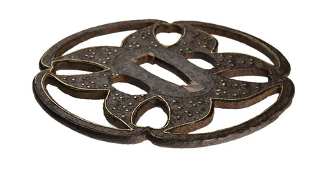 Detalle de Tsuba · Ōnin