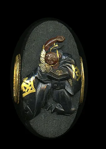 Detalle de Fuchi-kashira · Ishiguro Koretsune