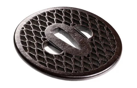 Detalle de Tsuba · Kamiyoshi