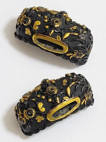 Detalle de Fuchi-kashira · Ko-Mino