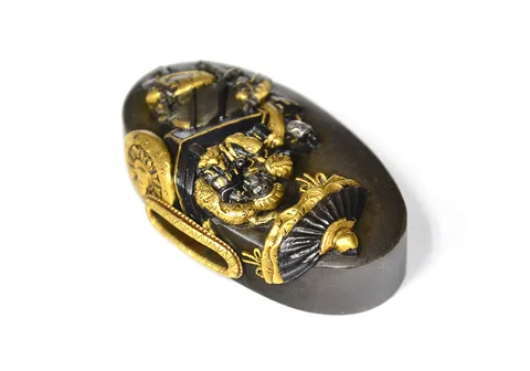 Detalle de Fuchi-kashira · Saitō Masaoki