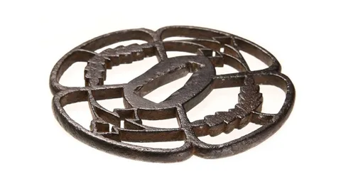 Detalle de Tsuba · Owari