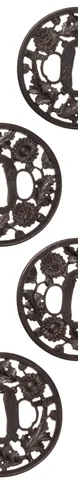Detalle de Tsuba · Haruta Hirotsugu