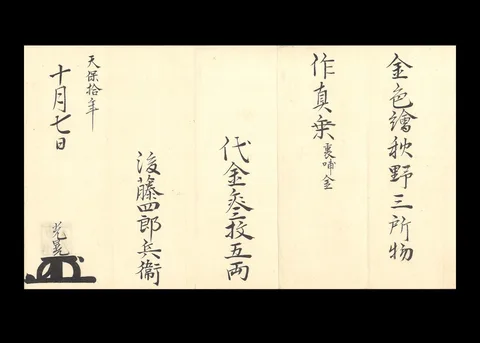 Papier von Mitokoromono · Gotō Shinjō