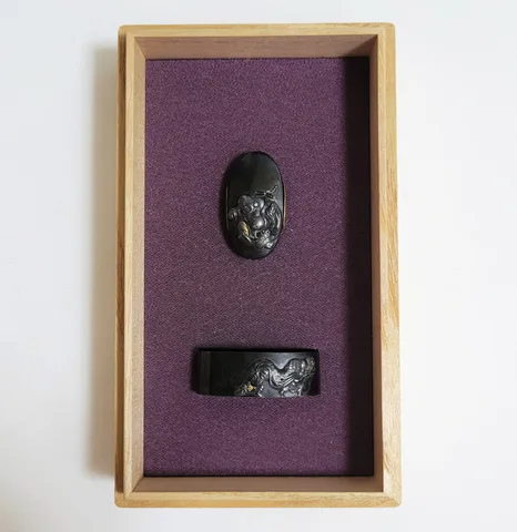 Beschläge von Fuchi-kashira · Mitsuhiro (Tamagawa-Schule)