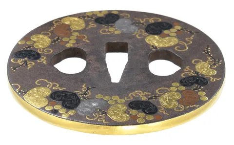 Dettaglio di Tsuba · Kyō-Shōami