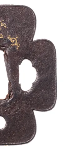 Detail von Tsuba · Higo