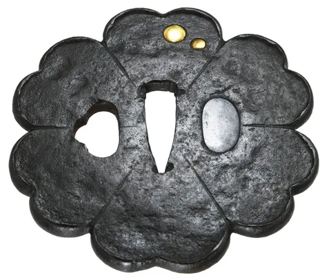 Detalle de Tsuba · Tanshū-jū Sadamasa