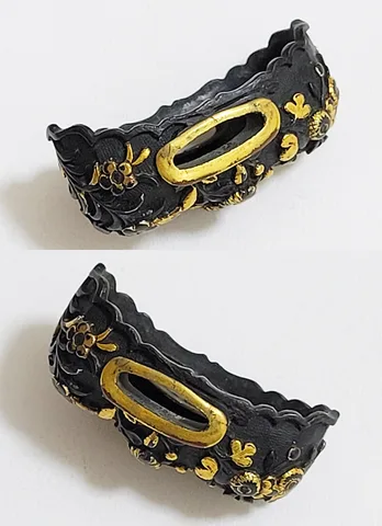 Detalle de Fuchi-kashira · Ko-Mino
