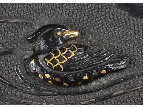 Detalle de Tsuba · Gotō Ryūjō