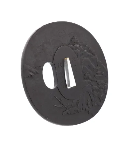 Dettaglio di Tsuba · Masatomi (Chōshū)