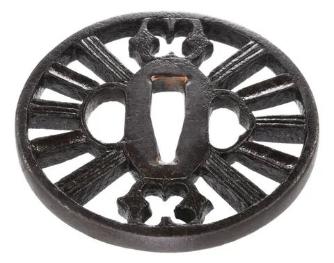 Detalle de Tsuba · Akita Shōami