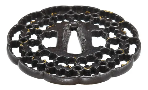 Detail von Tsuba · Kyō-Shōami