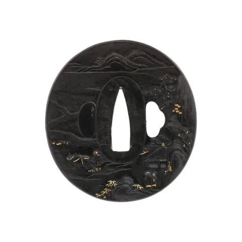Guarniciones de Tsuba daishō · Tomoyoshi (Chōshū)