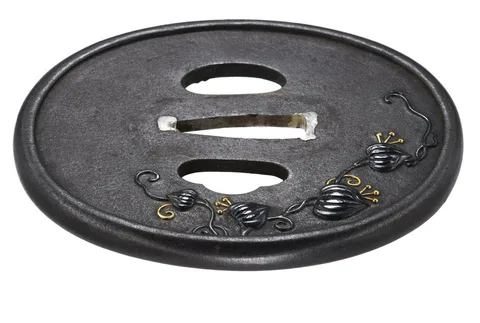 Dettaglio di Tsuba daishō · Furukawa Naohide
