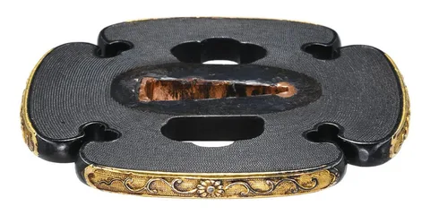 Detalle de Tsuba · Mino