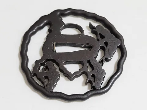 Detail von Tsuba · Kamiyoshi Fukanobu