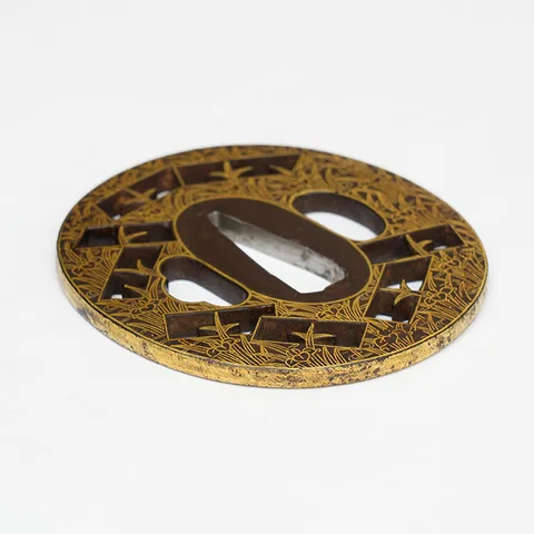 Detail von Tsuba · Kyō Kenjō