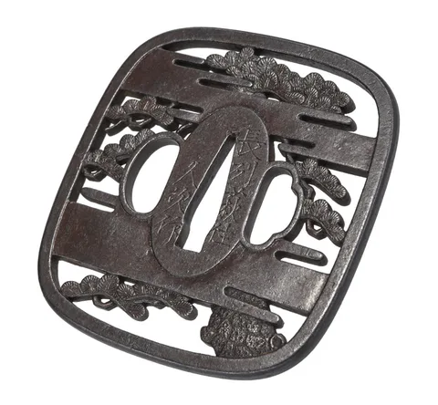 Detail von Tsuba · Chōshū Hisatsugu