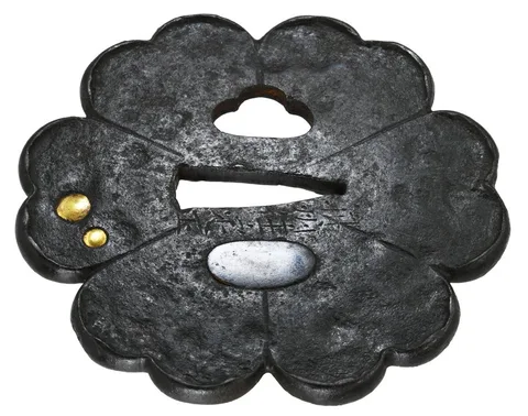Detalle de Tsuba · Tanshū-jū Sadamasa