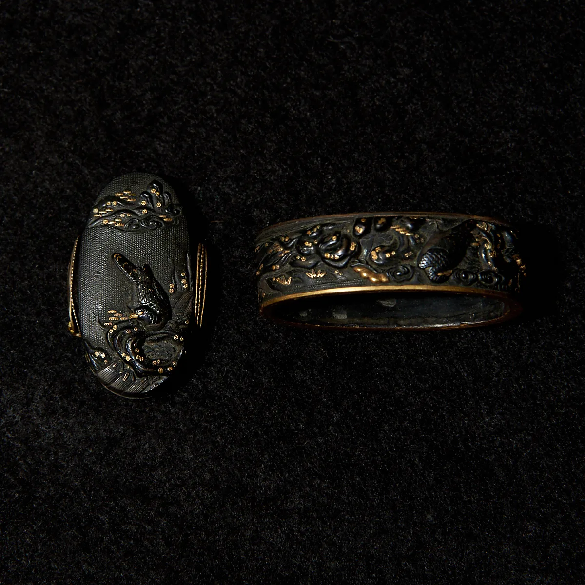 Guarniciones de Fuchi-kashira · Ayanokōji Nagamine