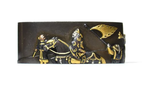 Detalle de Fuchi-kashira · Saitō Masaoki