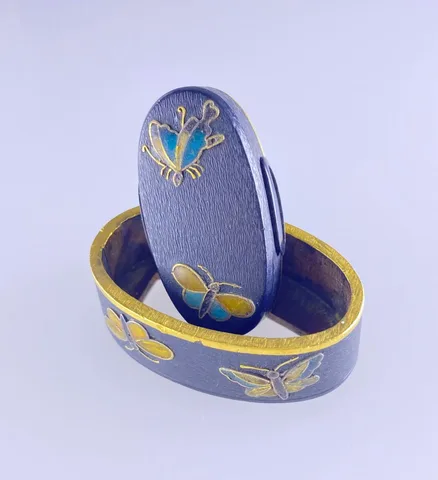 Guarniciones de Fuchi-kashira · Hirata