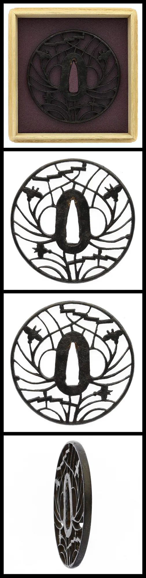 Guarniciones de Tsuba · Kyō-sukashi