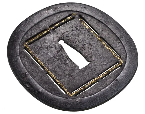 Dettaglio di Tsuba · Umetada