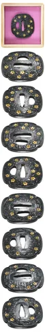 Beschläge von Tsuba · Kyō-kinkō
