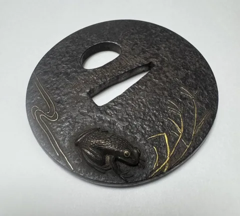 Detalle de Tsuba · Matsuyama Shōami Moritomi