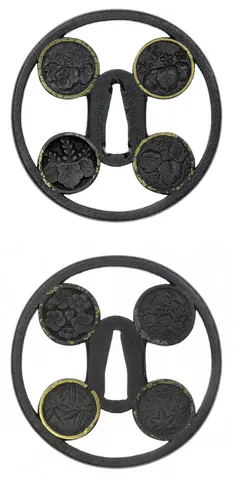 Guarniciones de Tsuba · Umetada Shigeyoshi