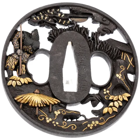 Detail von Tsuba · Nomura Kanetsune