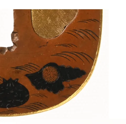 Detalle de Tsuba · Kaga