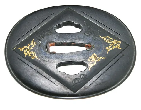 Dettaglio di Tsuba · scuola Umetada