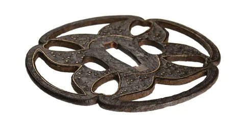 Detalle de Tsuba · Ōnin