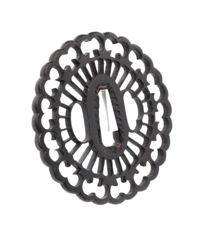 Detail von Tsuba · Kyō-sukashi