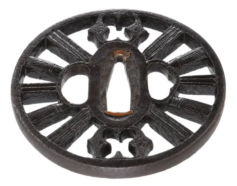 Detalle de Tsuba · Akita Shōami