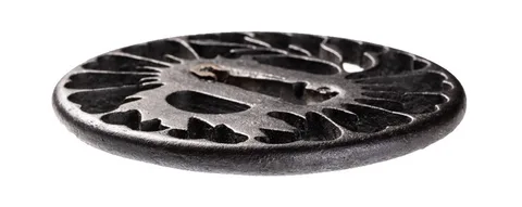 Detalle de Tsuba · Akasaka