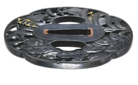 Dettaglio di Tsuba · Bushū Masatoshi